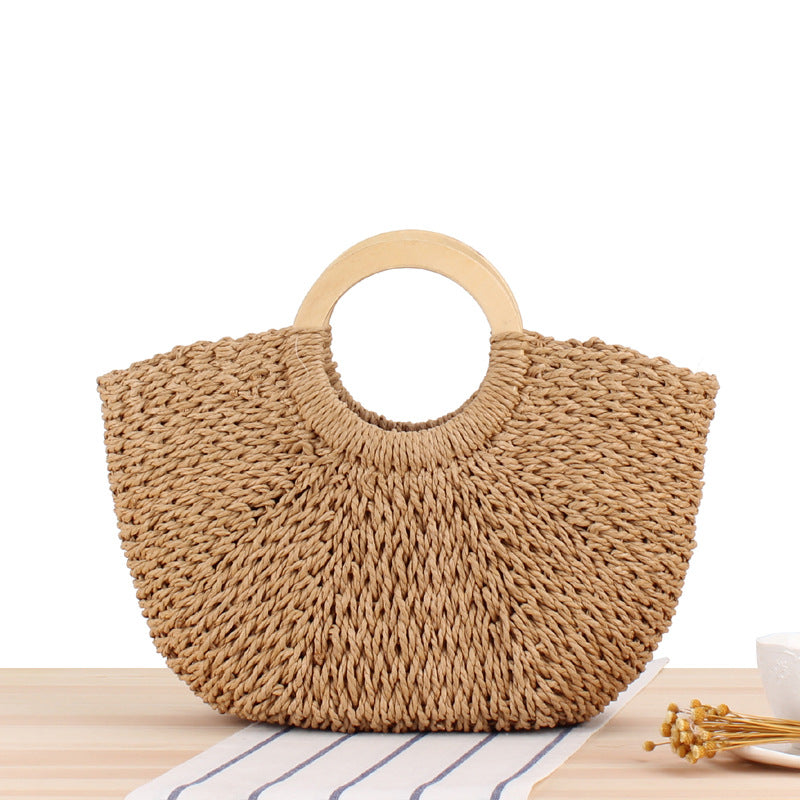 Straw Beach Handbag