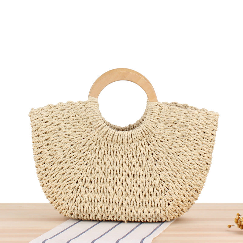Straw Beach Handbag