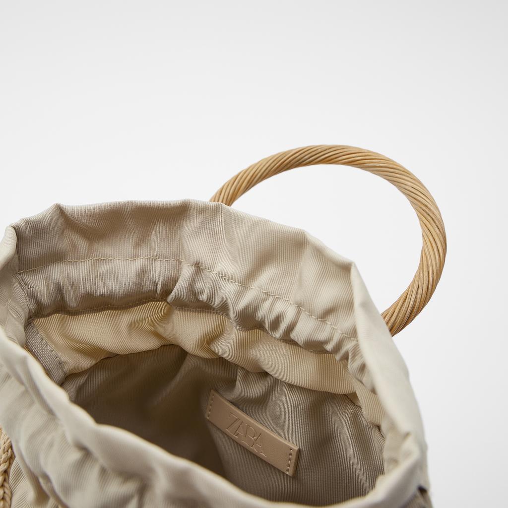 Straw Woven Messenger Bag