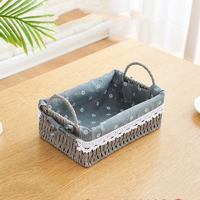 Straw Storage Basket