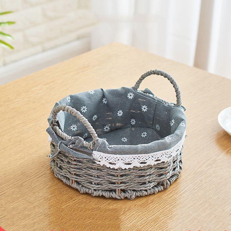 Straw Storage Basket