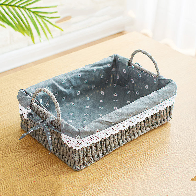 Straw Storage Basket