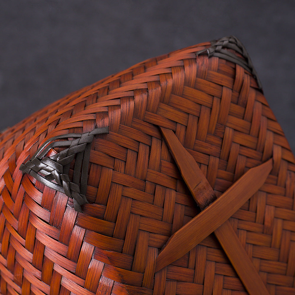 Vintage Bamboo Basket