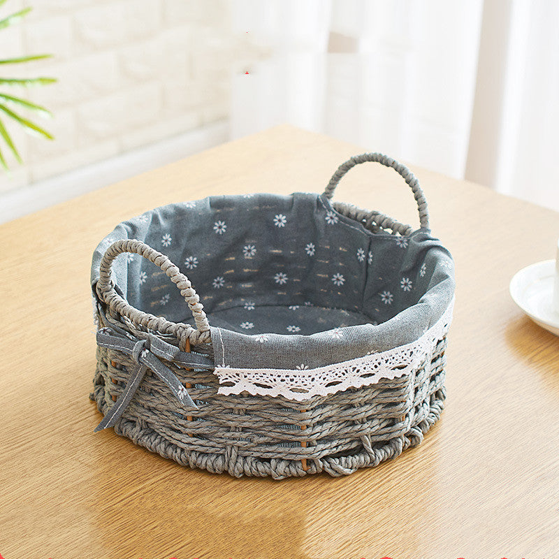 Straw Storage Basket