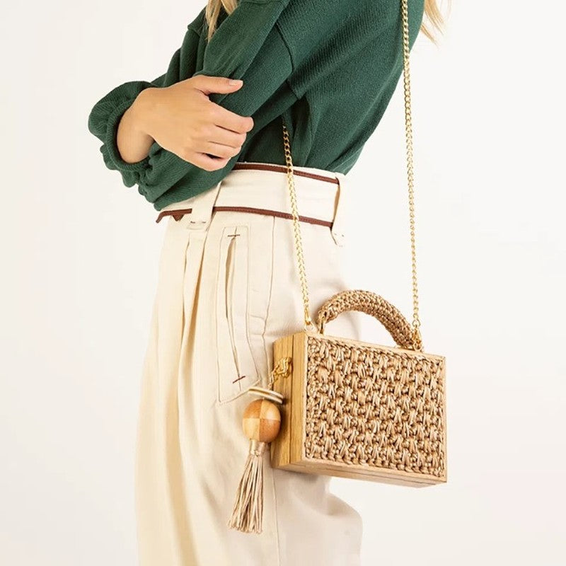 Fringed Crossbody Beach Bag