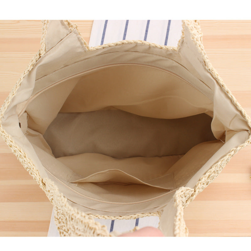 Straw Shoulder Bag