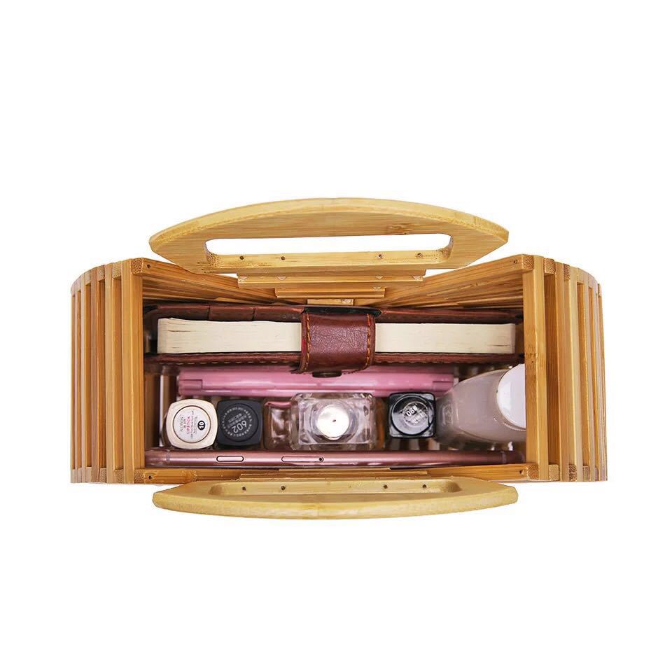 Bamboo Clamshell Bag
