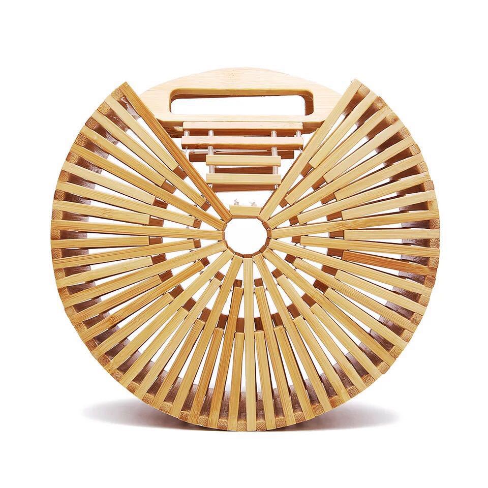 Bamboo Clamshell Bag