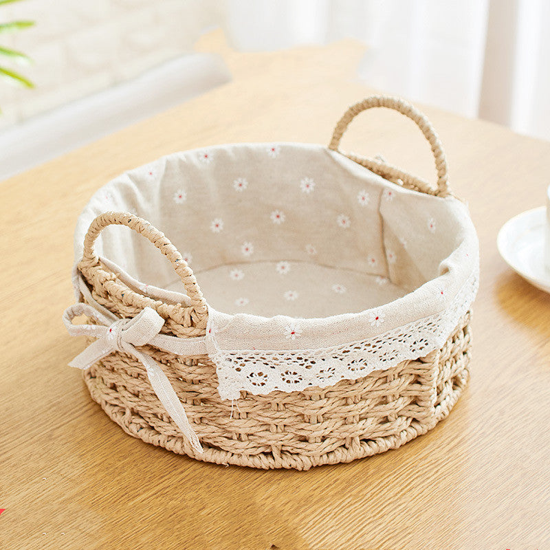 Straw Storage Basket