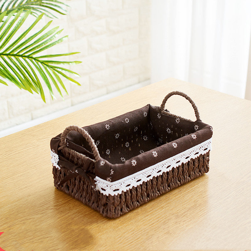 Straw Storage Basket