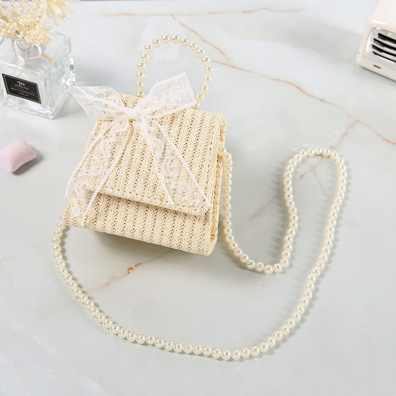 Bowknot Straw Bag