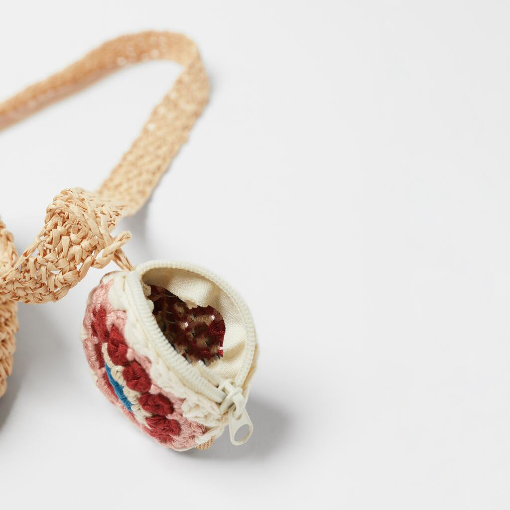 Crochet Straw Crossbody