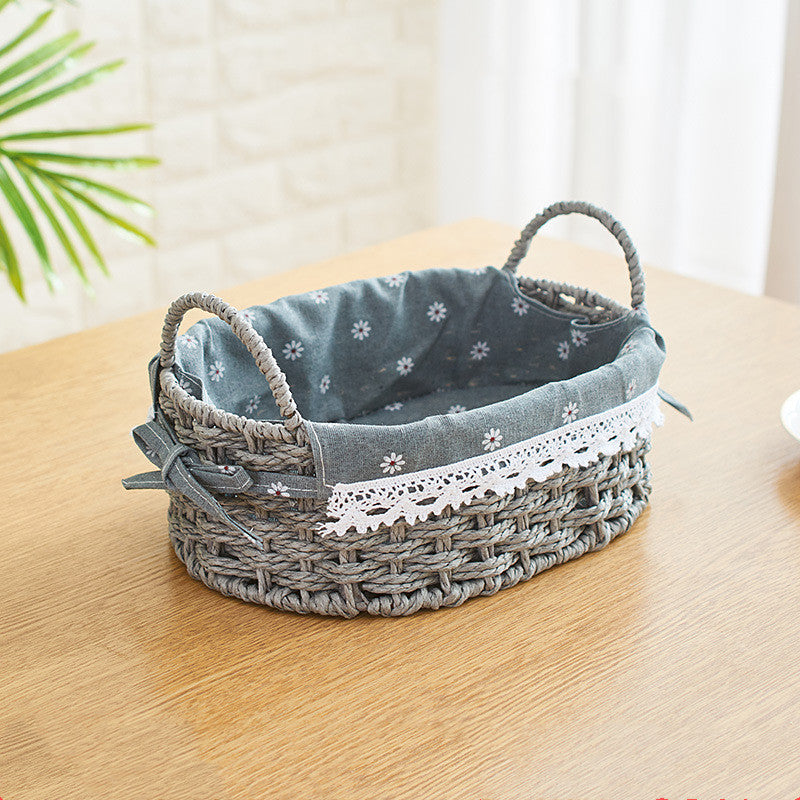 Straw Storage Basket