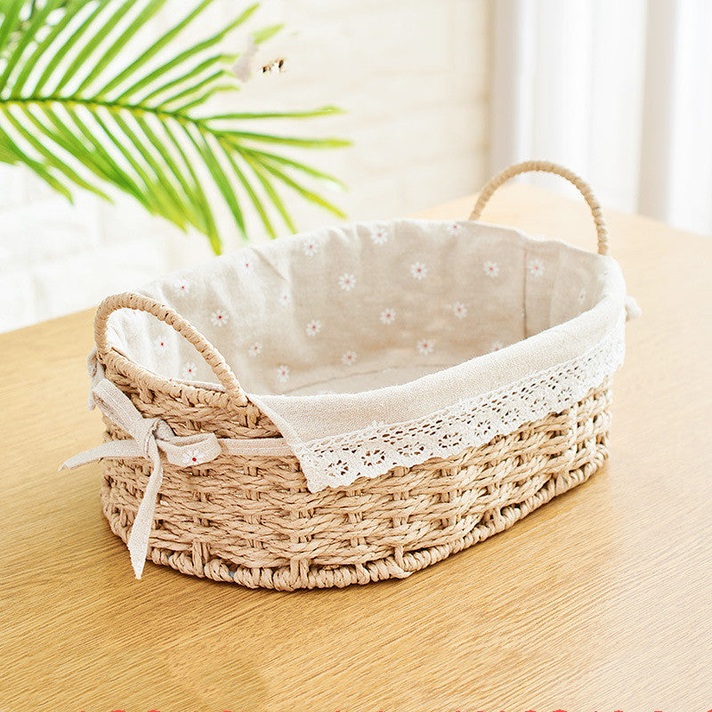 Straw Storage Basket