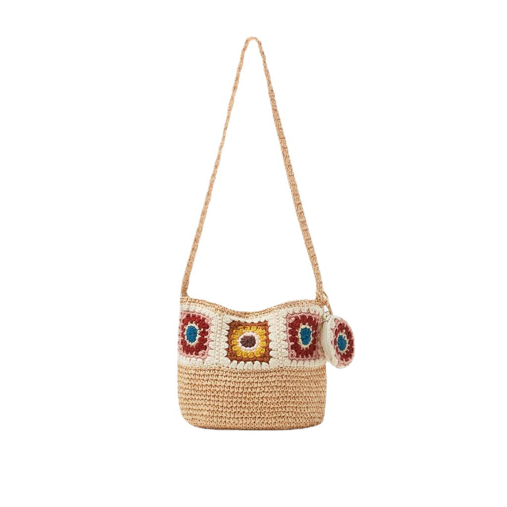 Crochet Straw Crossbody