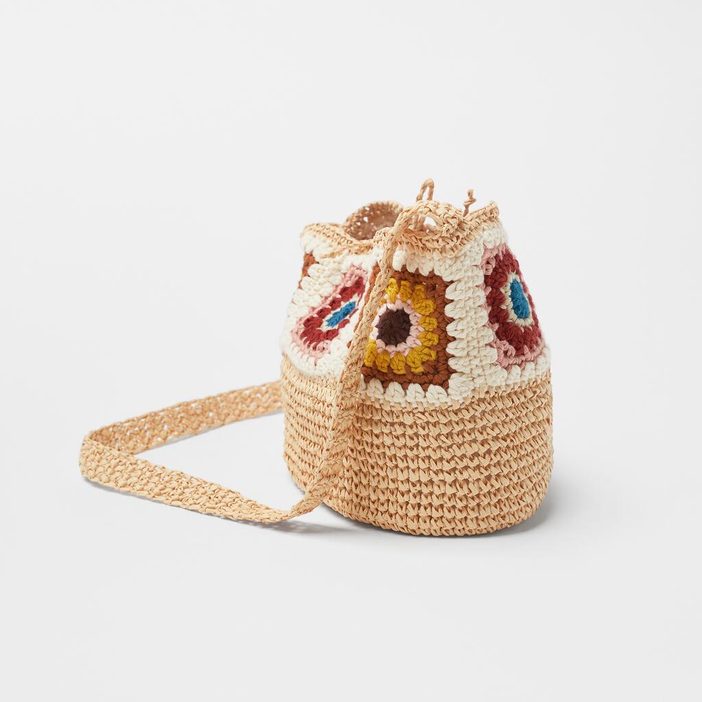 Crochet Straw Crossbody