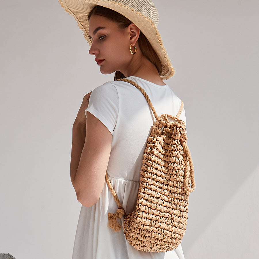 Straw Beach bag