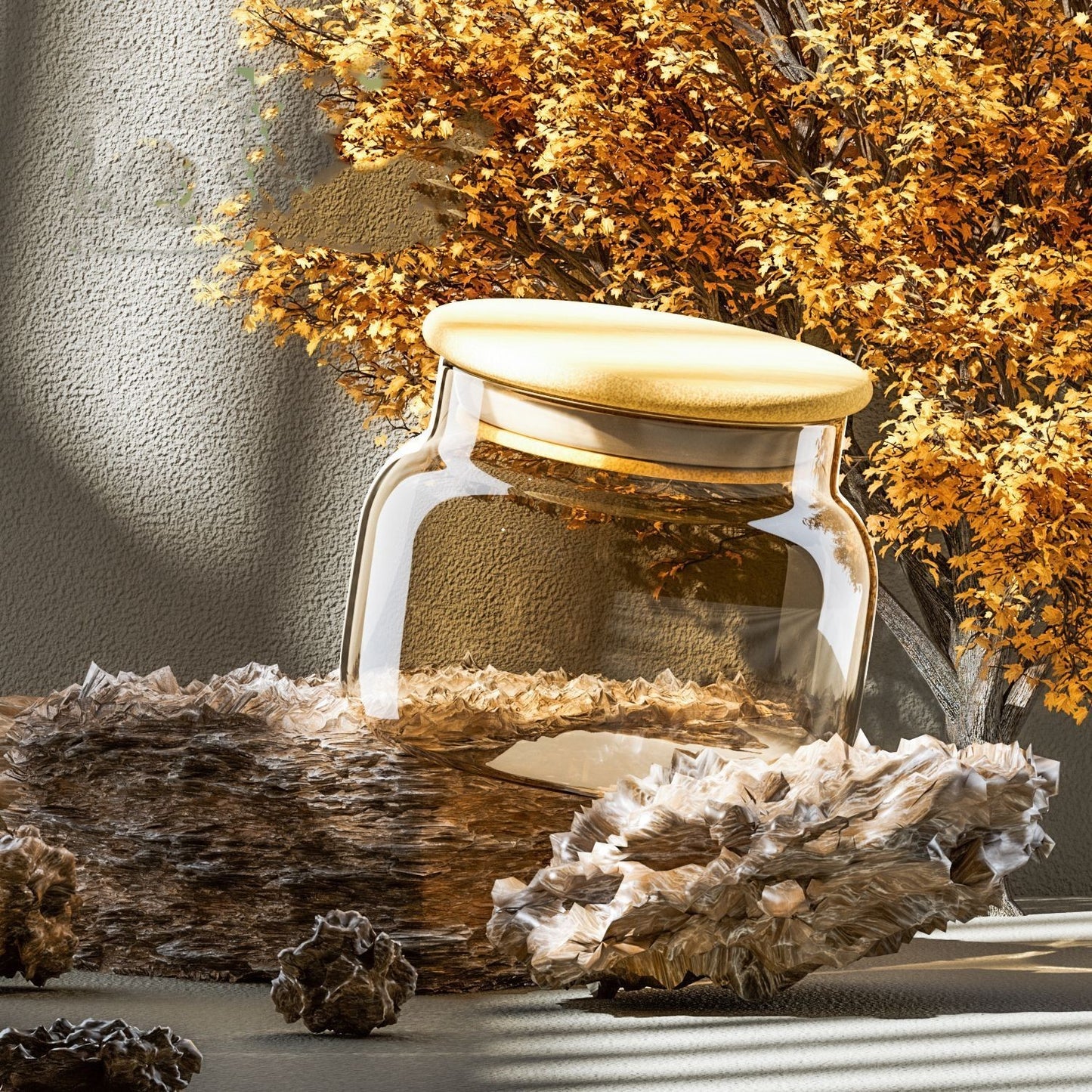 Borosilicate Glass Storage Jar