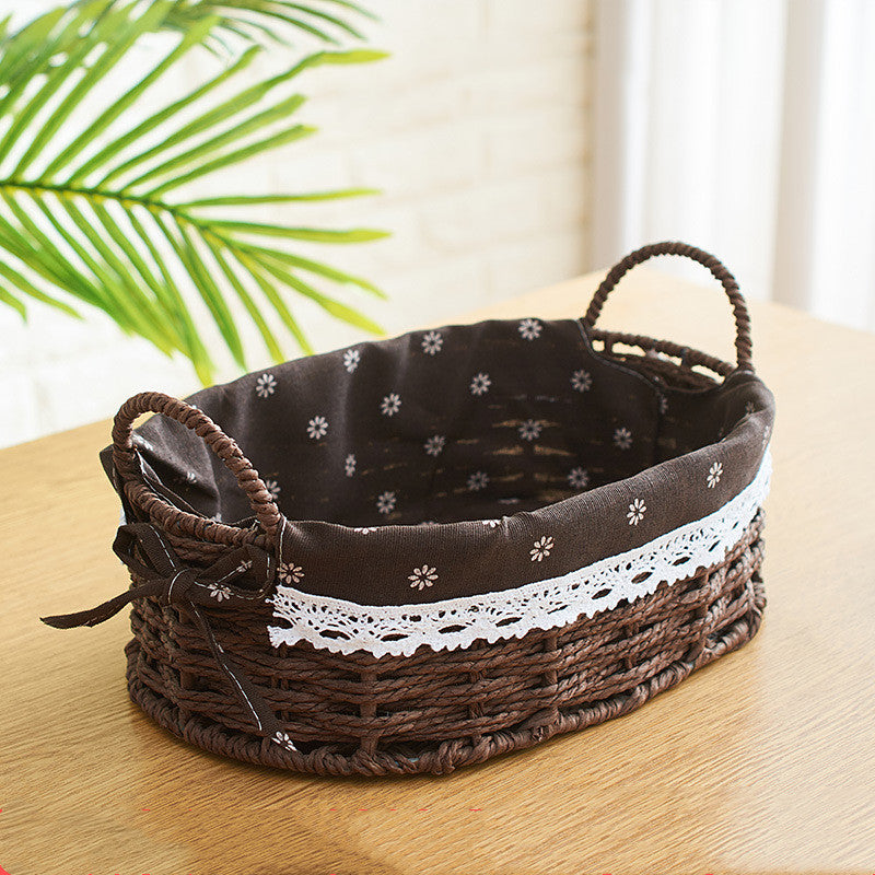Straw Storage Basket