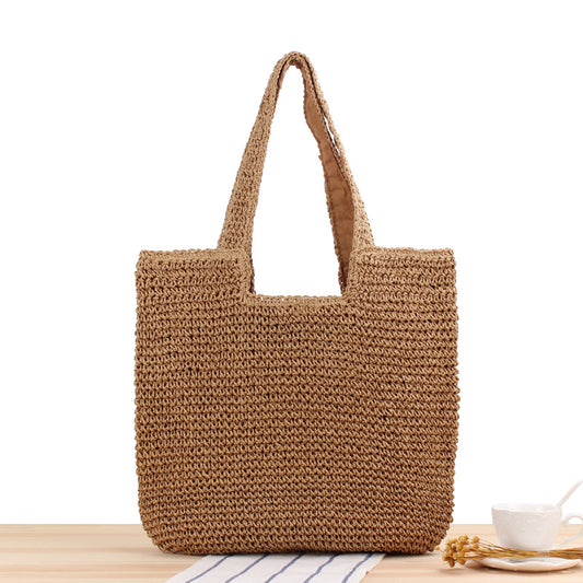 Straw Shoulder Bag