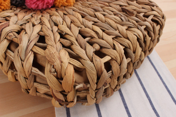 Hollow Straw Handbag