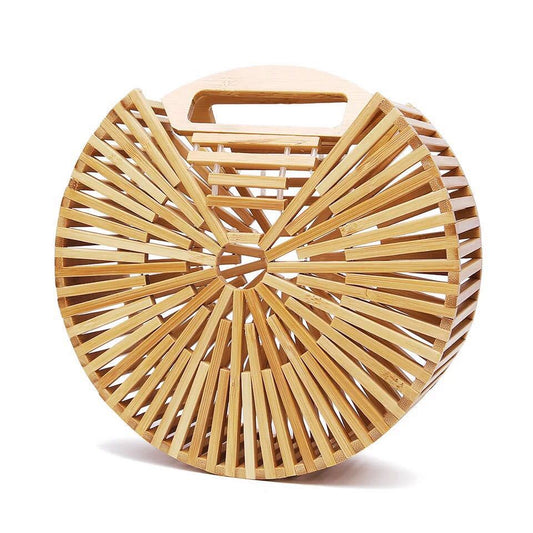 Bamboo Clamshell Bag