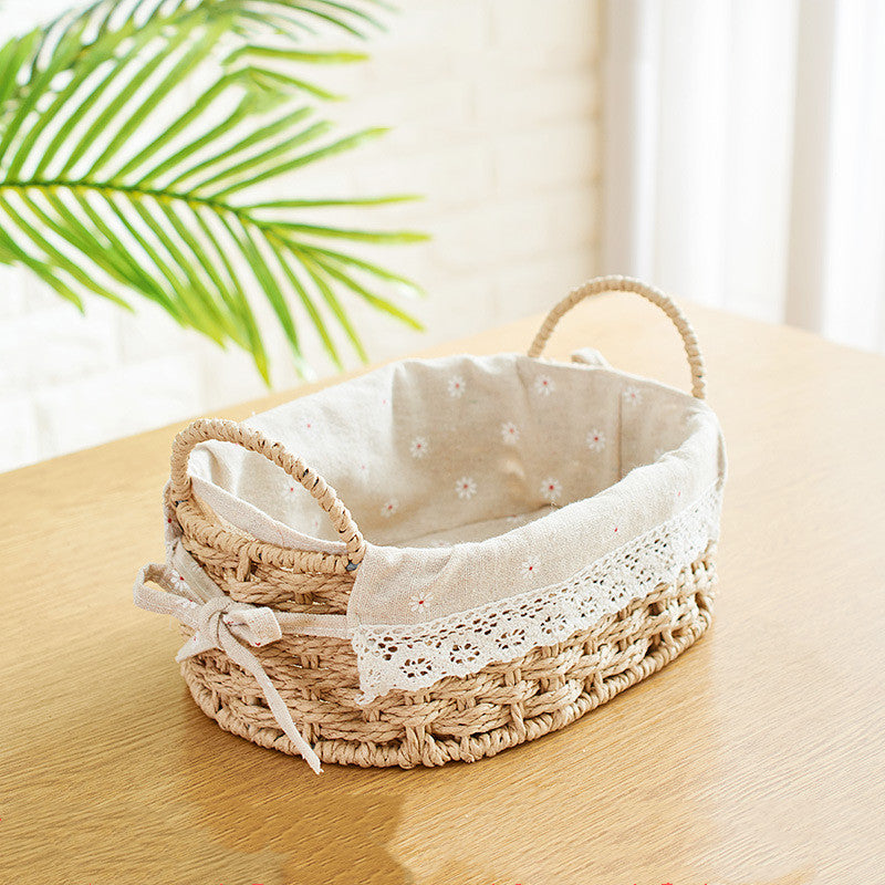 Straw Storage Basket