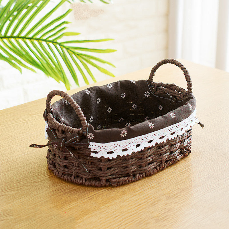Straw Storage Basket